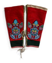 Nez Perce Beaded Wool Leggings