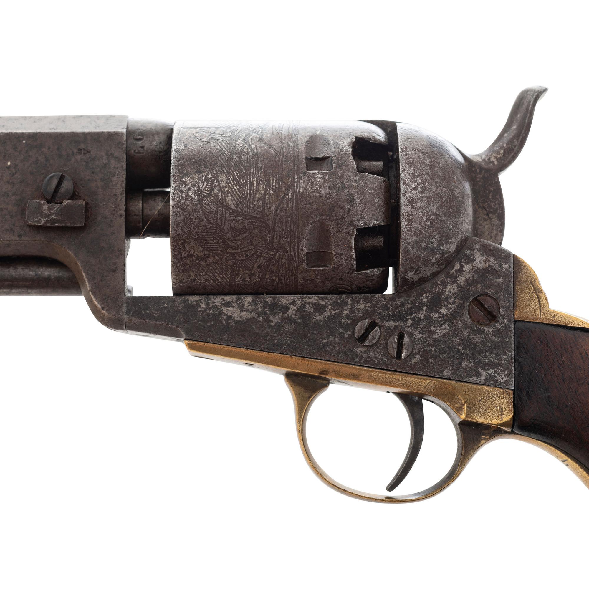 Inscribed Colt Brevet Navy of 1st Lt. H.J. Giltinan 73rd PA Infantry - KIA at Chancellorsville