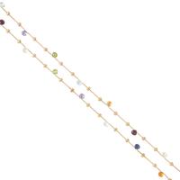 Marco Bicego, 'Paradise', Multigem and Yellow Gold Necklace