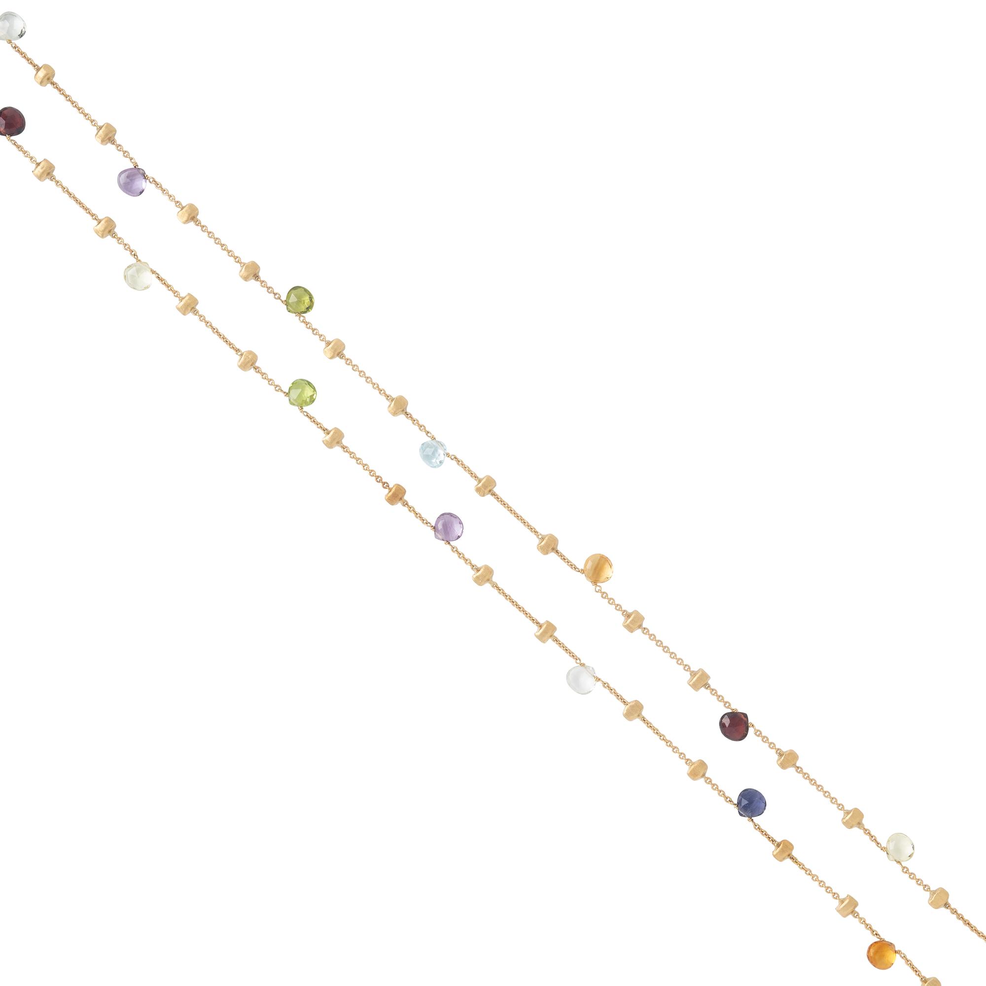 Marco Bicego, 'Paradise', Multigem and Yellow Gold Necklace