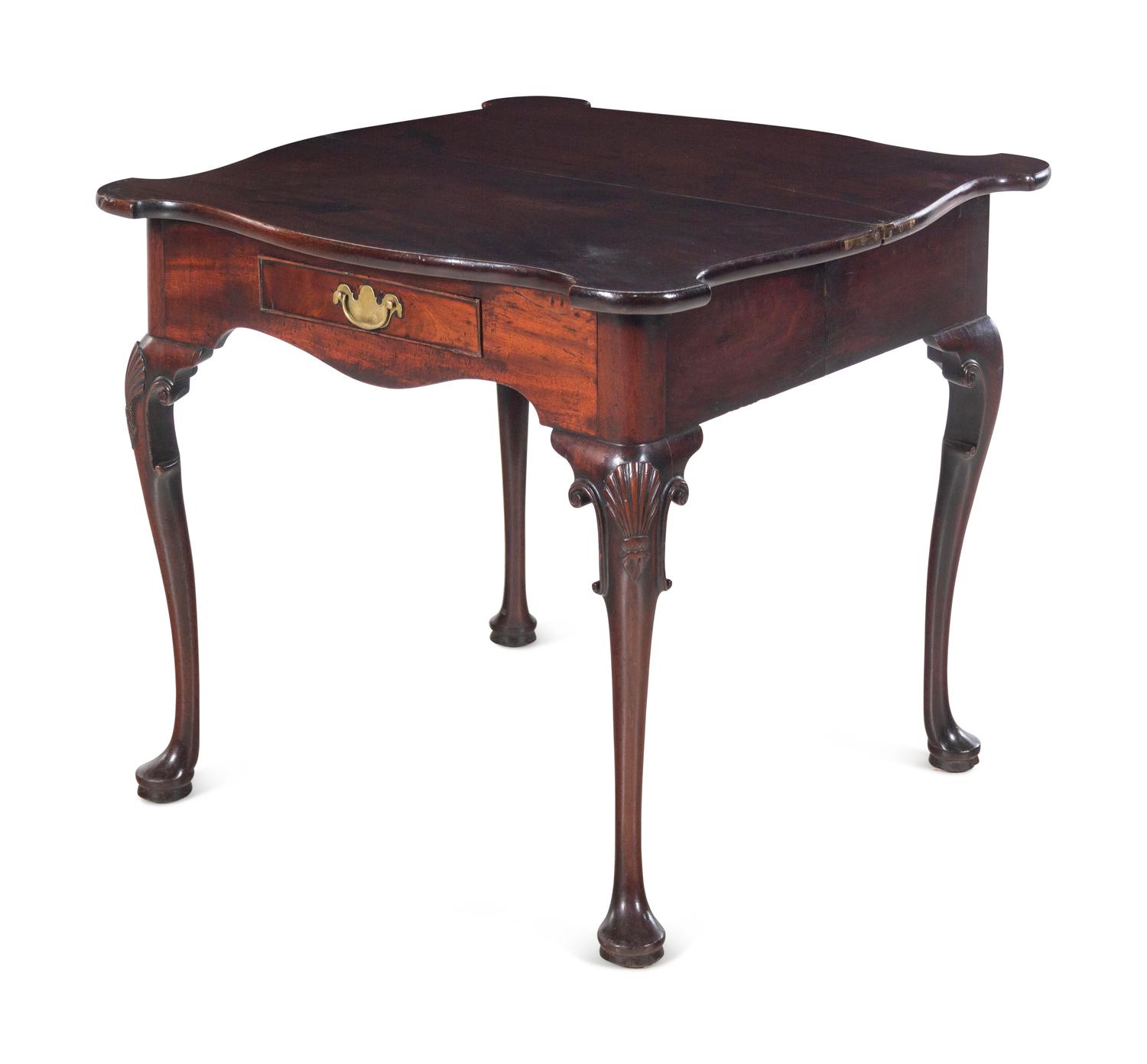 A George II Mahogany Tea Table