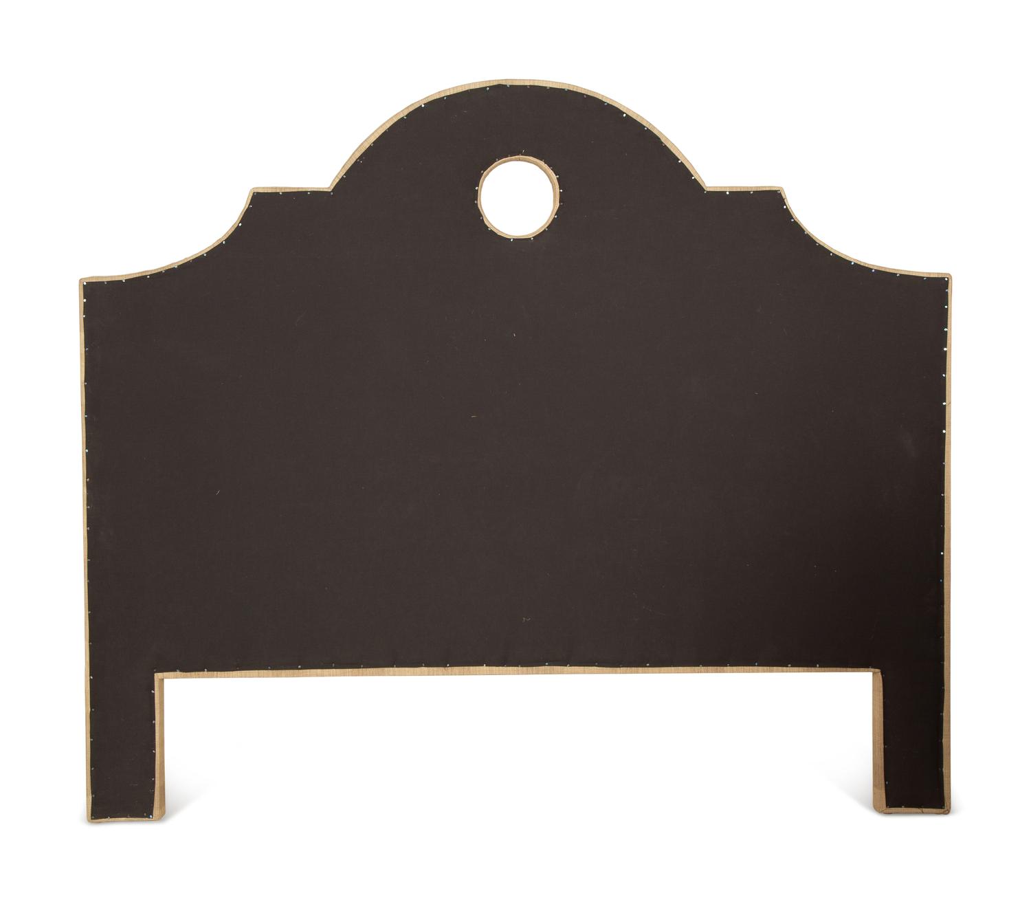 A Shaped Upholstered Headboard for a Queen Size Bed