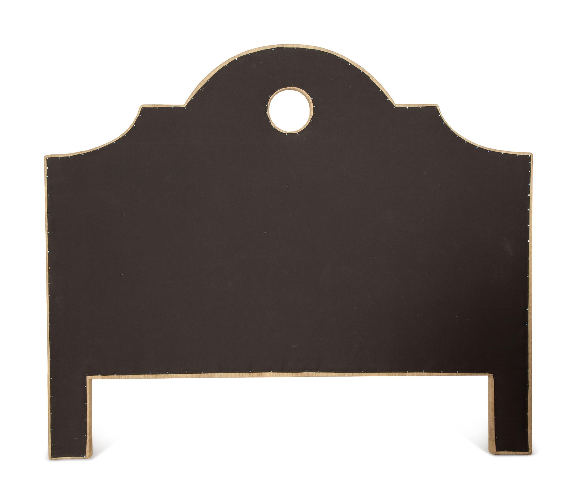 A Shaped Upholstered Headboard for a Queen Size Bed