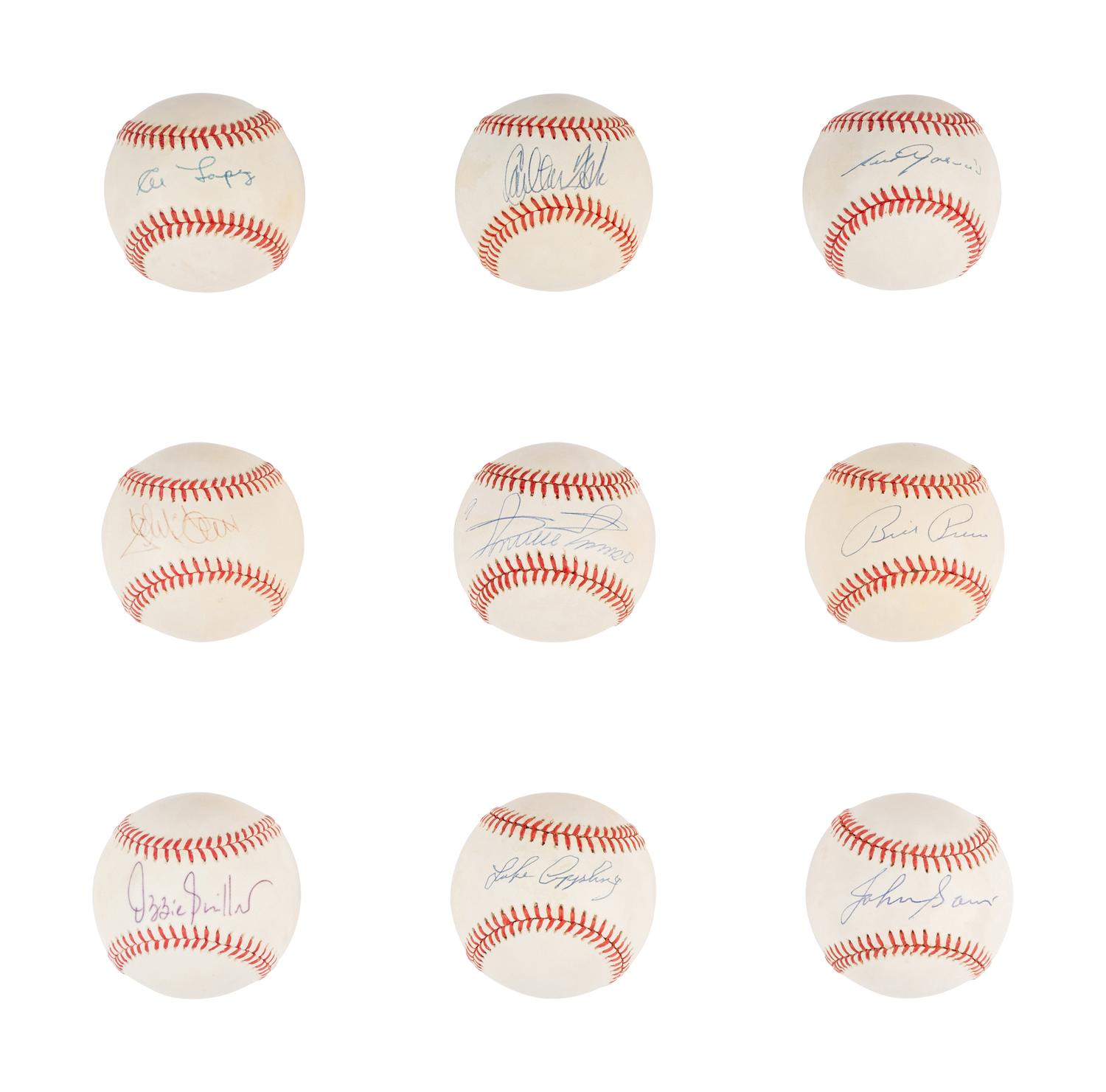 A Large Group of Chicago White Sox Hall of Fame and Notable Signed Autograph Baseballs (Beckett Authentication Services Certified),