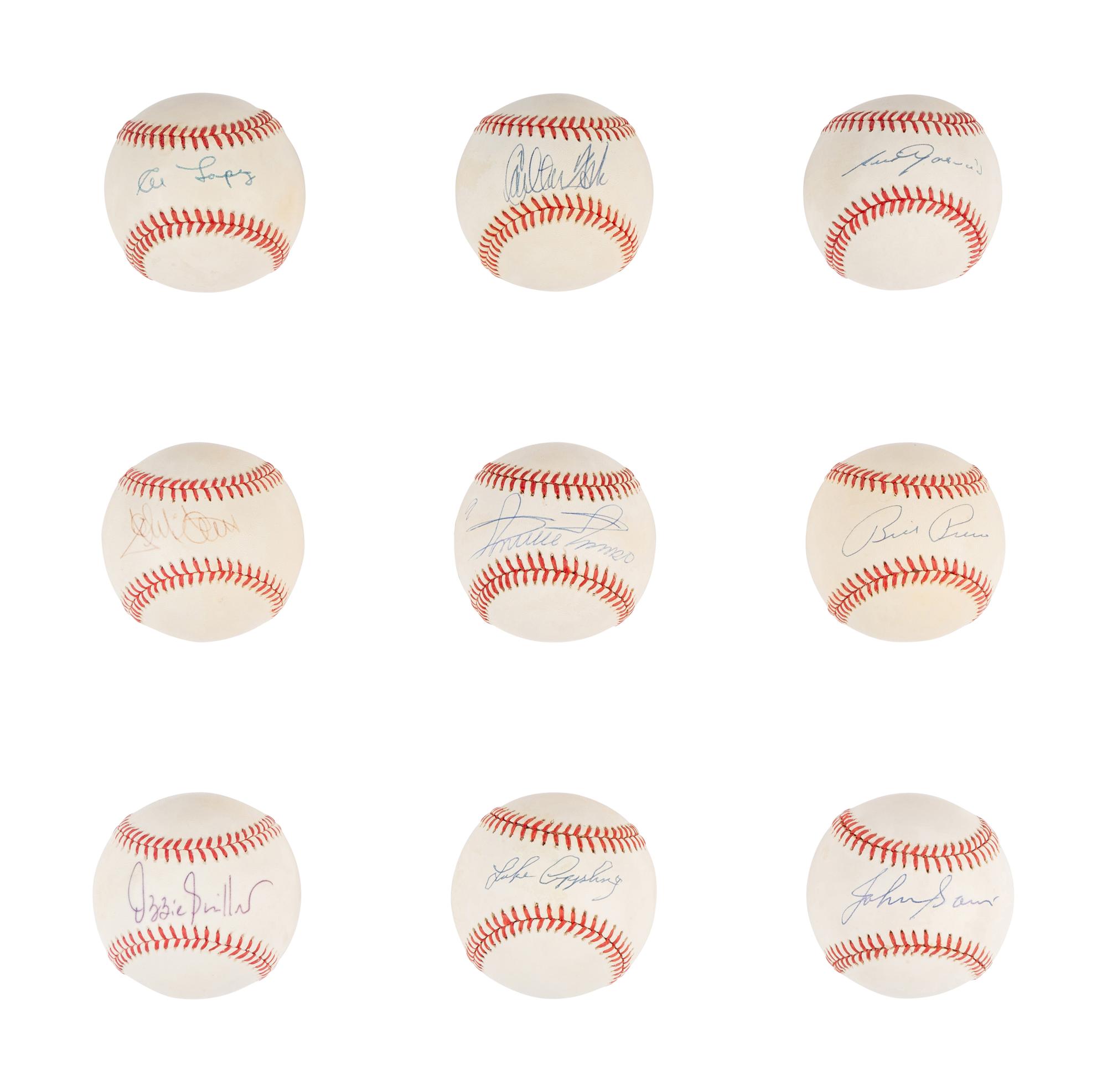 A Large Group of Chicago White Sox Hall of Fame and Notable Signed Autograph Baseballs (Beckett Authentication Services Certified),