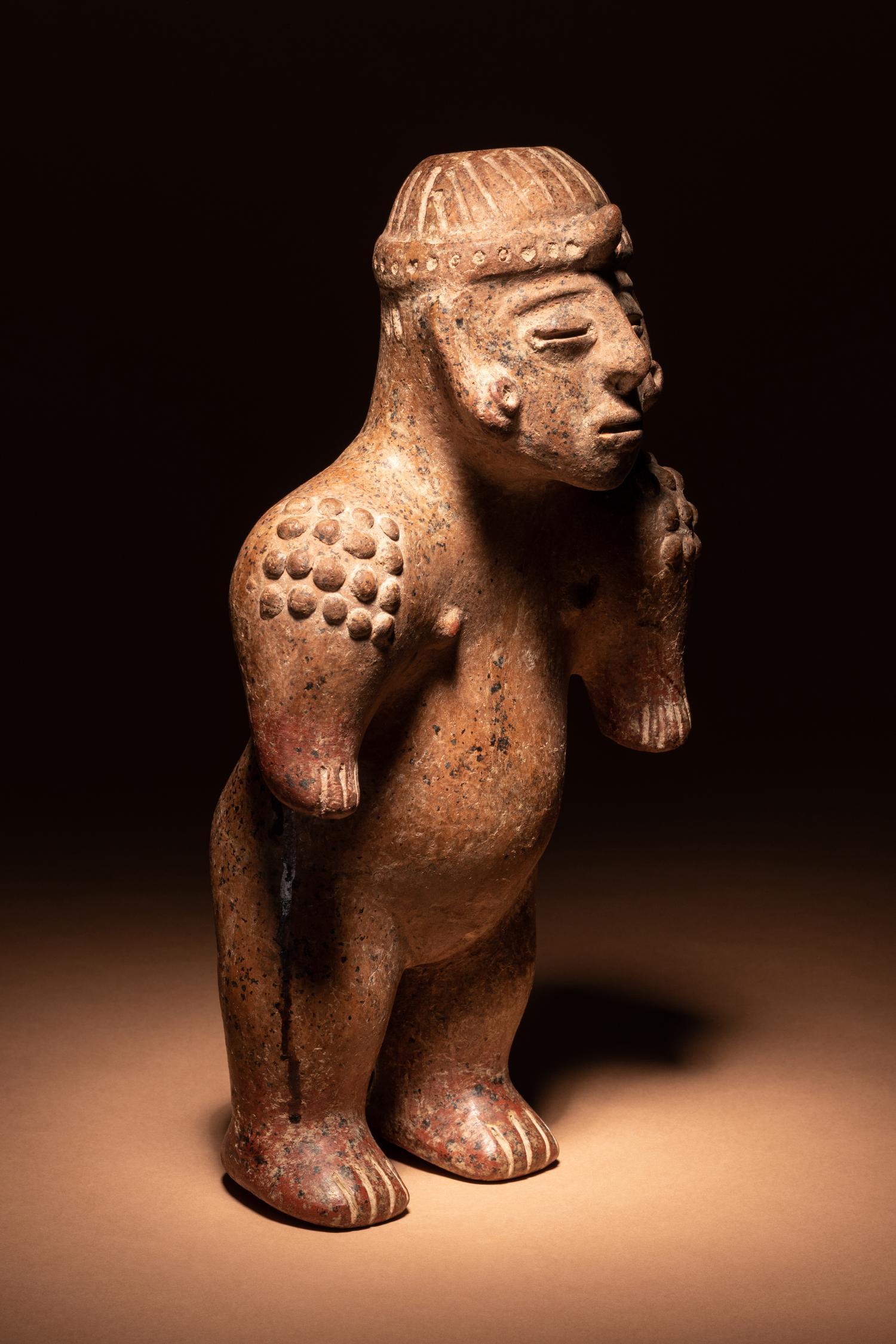 A Jalisco Terracotta Standing Male Figure