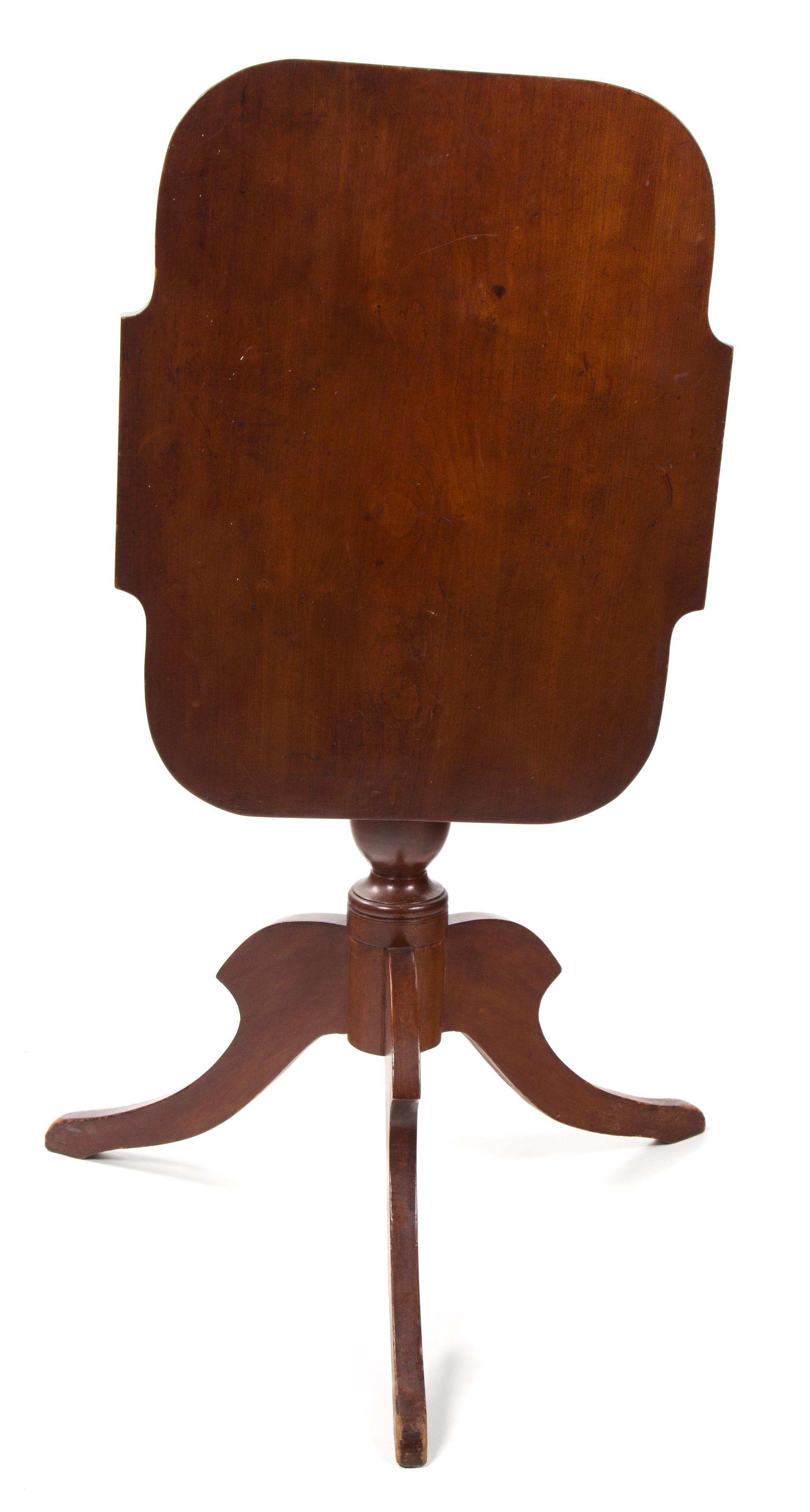 An American Empire Tilt-Top Table Height 19 x width 23 1/2 x depth 27 inches. — 19TH CENTURY