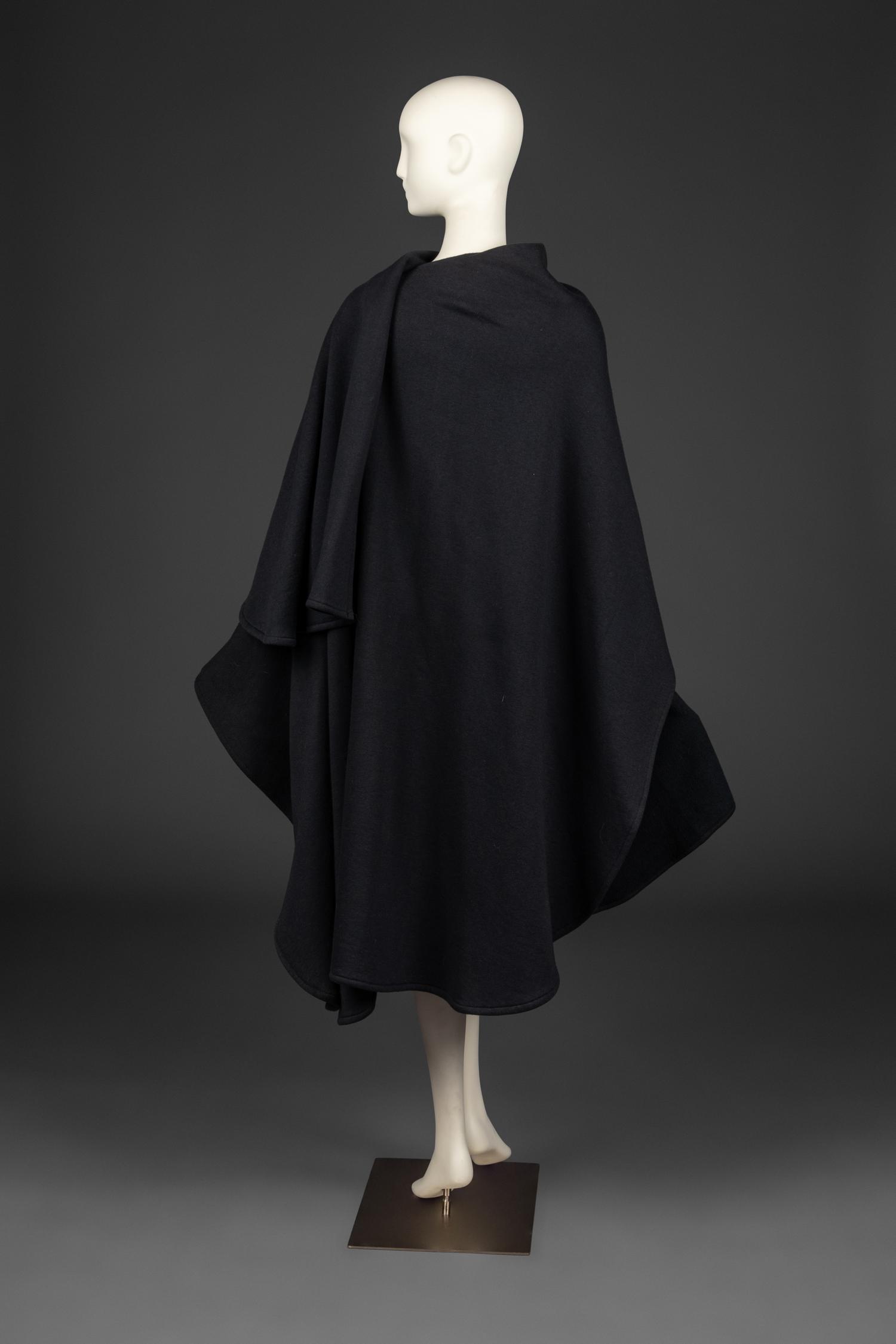 Norma Kamali Jersey Knit Poncho, 1980s