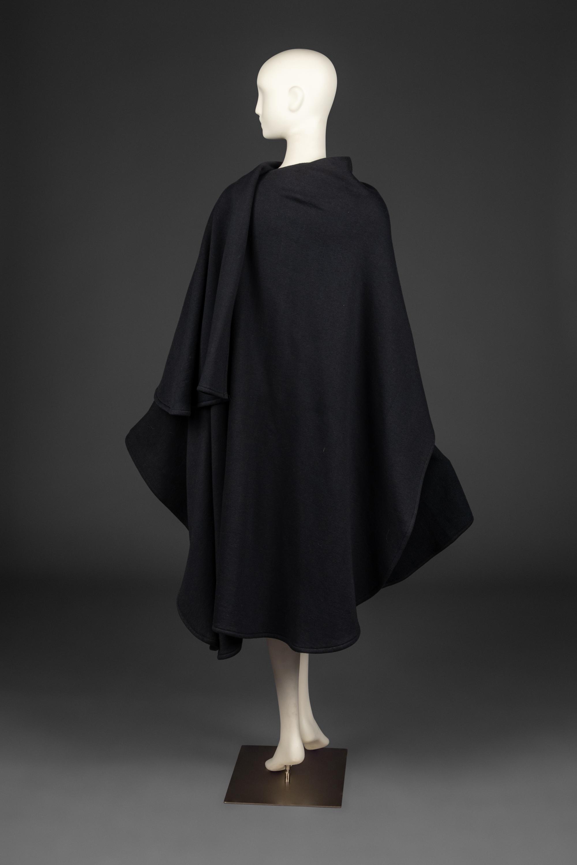 Norma Kamali Jersey Knit Poncho, 1980s
