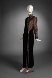 Bob Mackie Velvet and Lace Dress, 1980-90s
