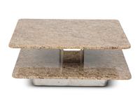 Pivoting Two-Tier Coffee Table