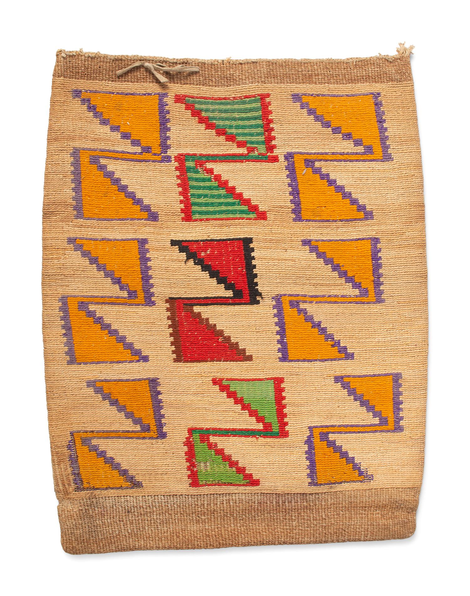 Nez Perce Corn Husk Storage Bag