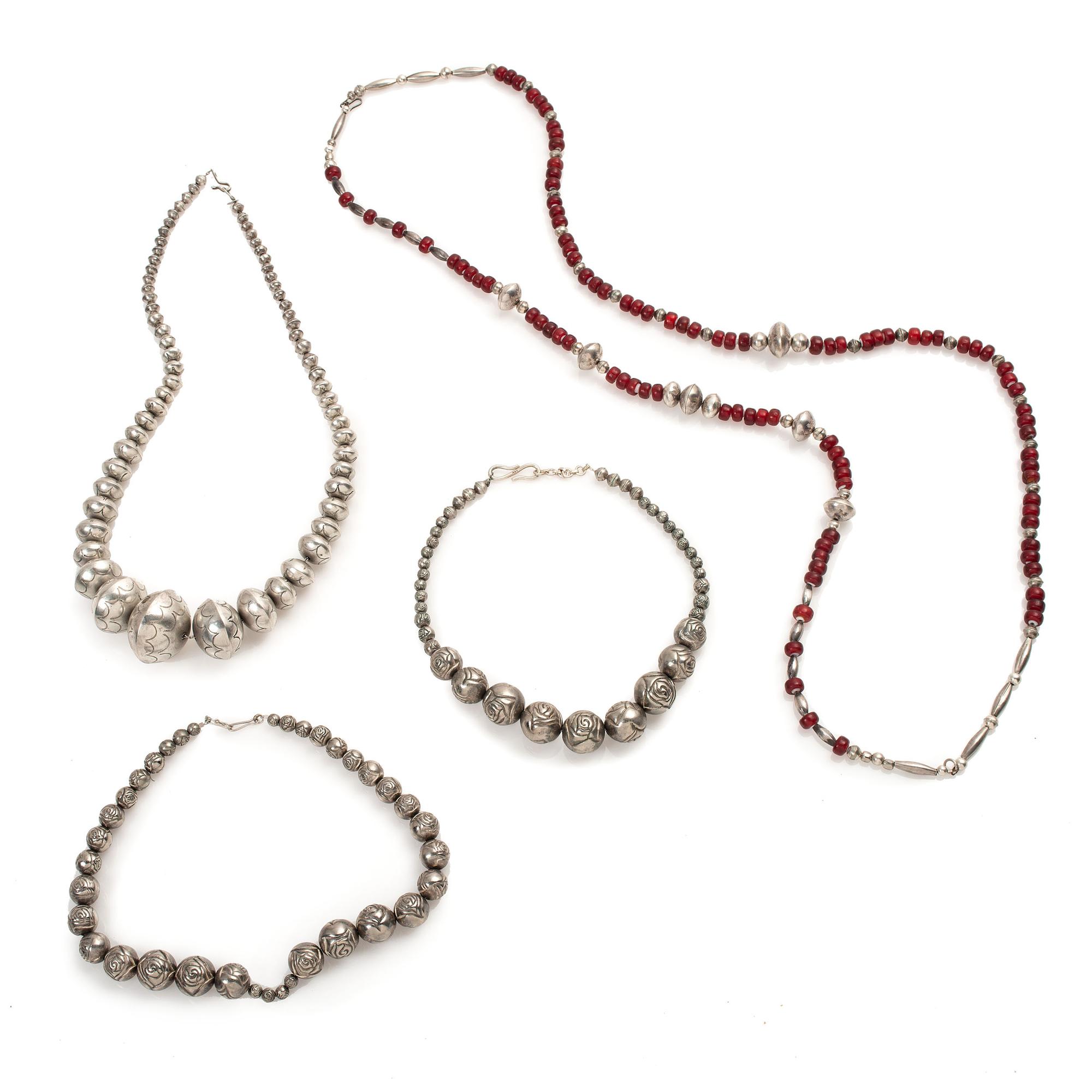 Southwestern-Style Silver Necklaces