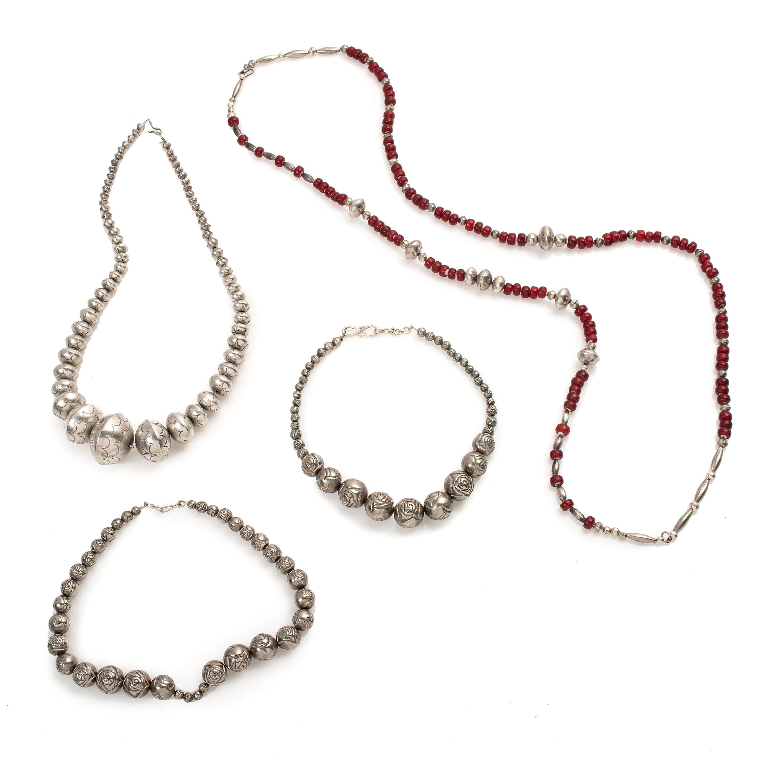 Southwestern-Style Silver Necklaces