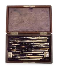 Six Cased Sets of Drawing Instruments
