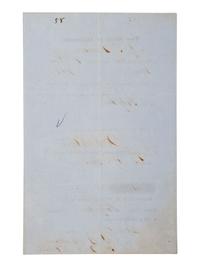 [CIVIL WAR]. Confederate document recording the impressment of an enslaved person for work on "Public Defenses on the Chattahoochee River." 17 June 1863.