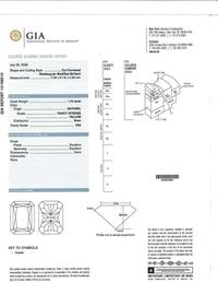 A 14K White Gold, Diamond, and Colored Diamond Ring 1.74 Carat Cut-Cornered Rectangular Modified Brilliant Yellow Diamond, GIA Certified