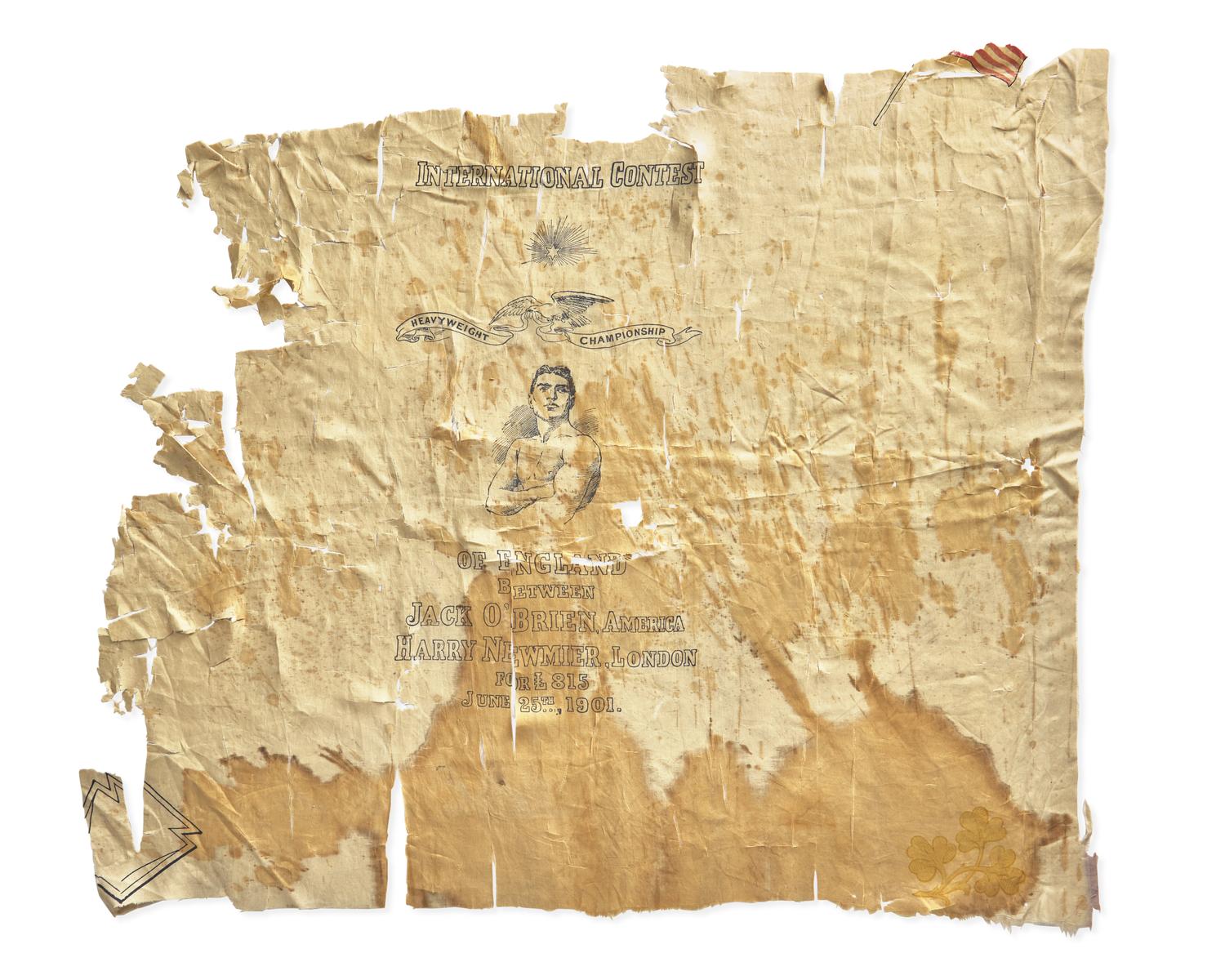 [Boxing] [O'Brien, “Philadelphia Jack”] Boxing Silk