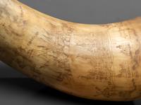 An American Engraved Powder Horn
