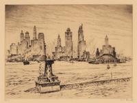 Anton Schutz (German/American, 1894-1977) — Five Etchings
