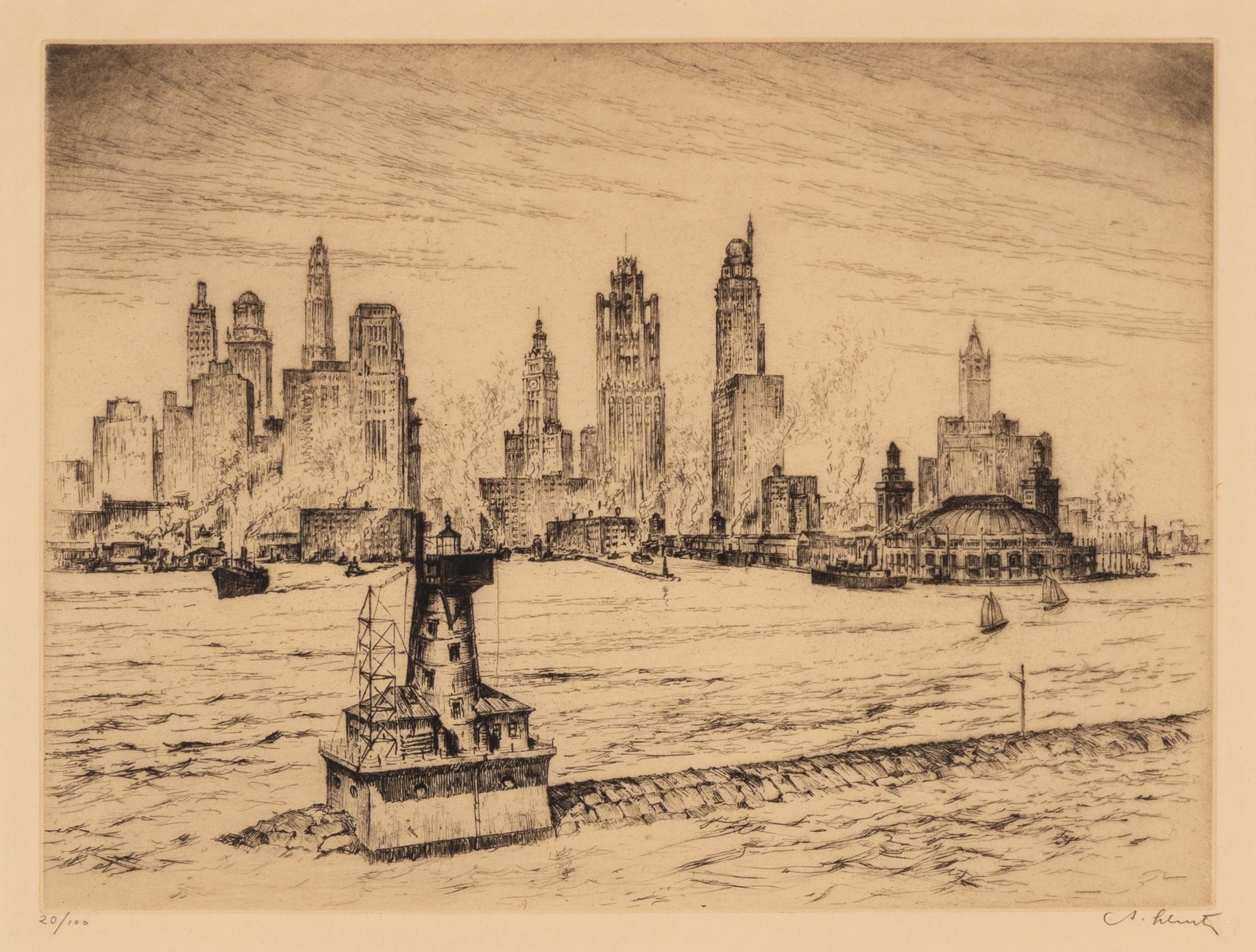 Anton Schutz (German/American, 1894-1977) — Five Etchings