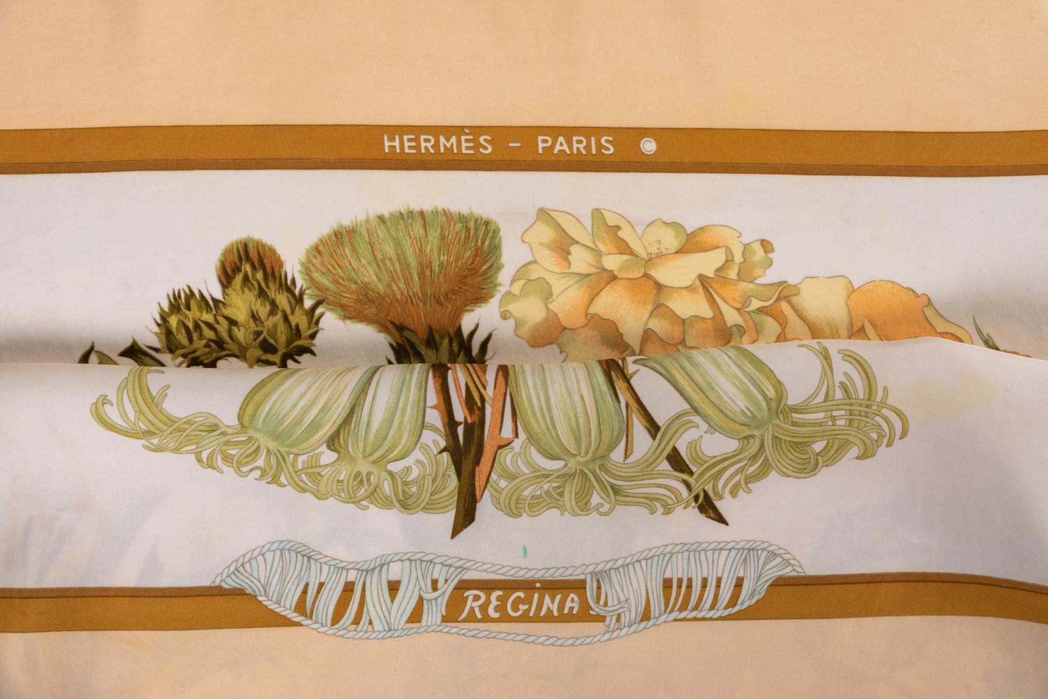 Three Hermès Silk Scarves