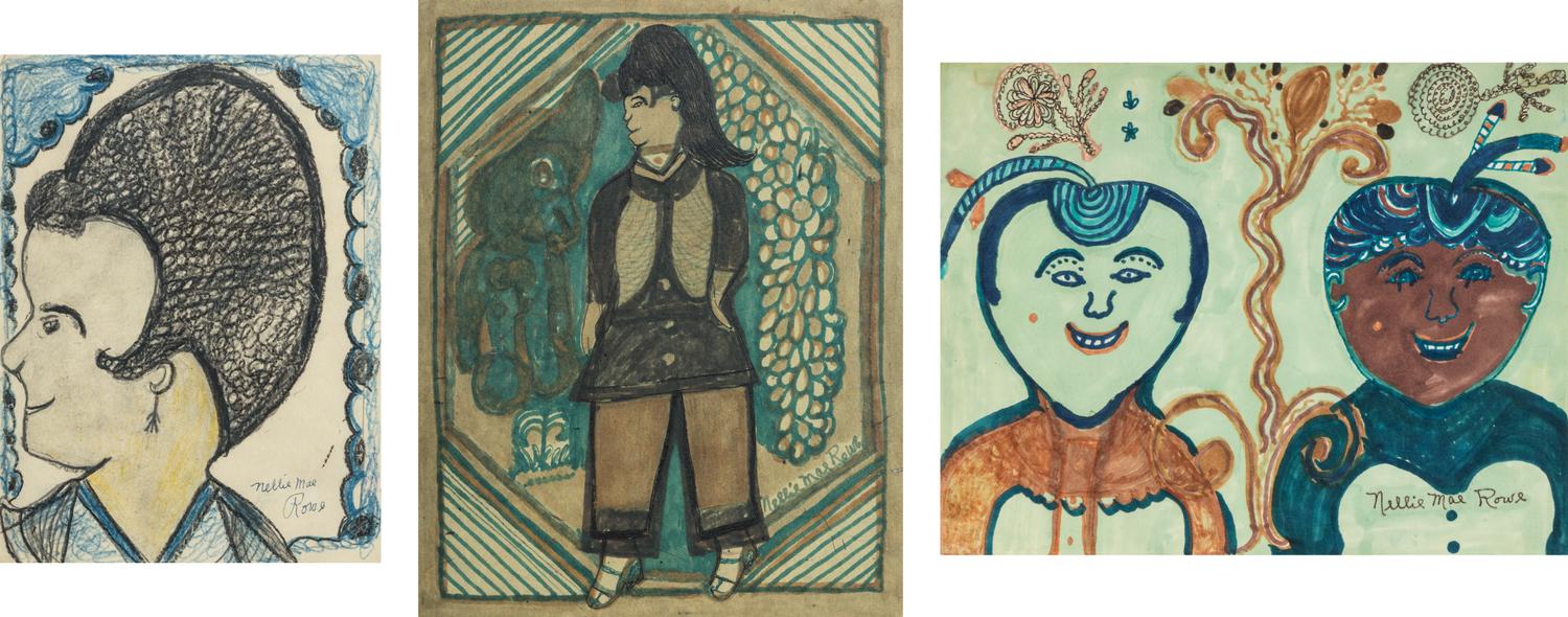 Untitled (Self-Portrait), Standing Lady, and Untitled (Double Portrait) (three works)