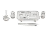 An Elkington Silver-Plate Standish