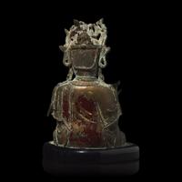 A Chinese Bronze Figure of Seated Guanyin, Ming Dynasty, 16th/17th Century 明中期 銅觀音坐像