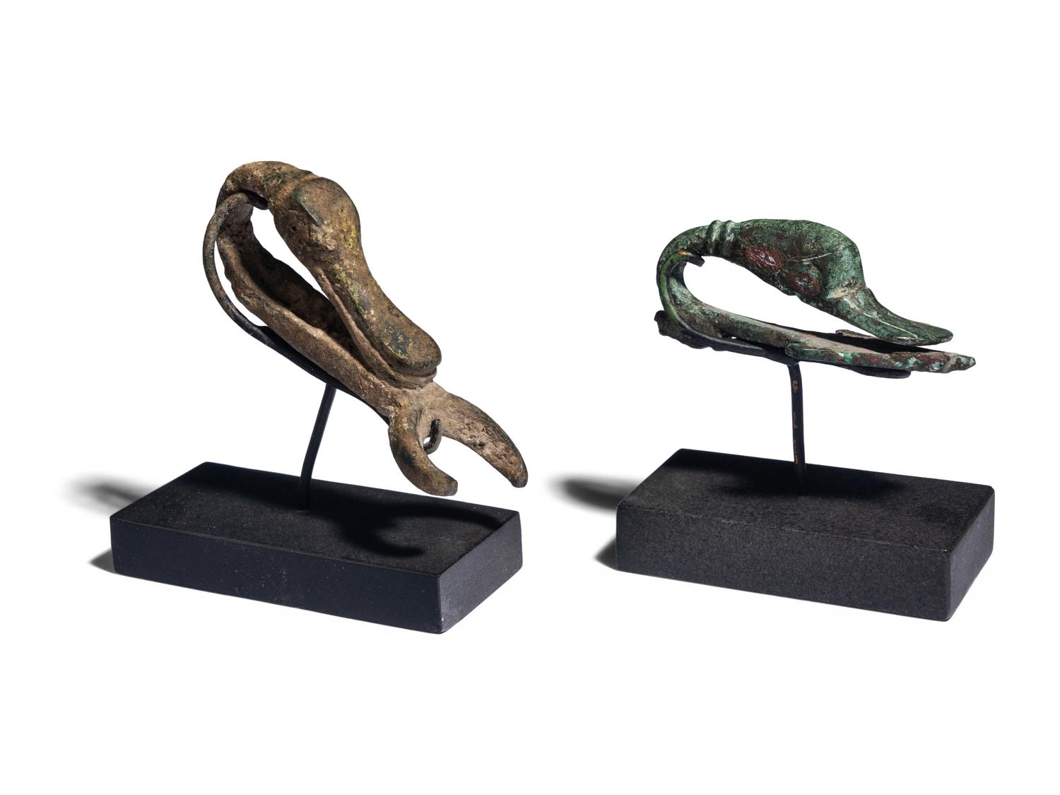 Five Roman Bronze Bird Figures