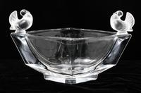 A Sevres Glass Centerpiece Width 12 inches. — SECOND HALF 20TH CENTURY