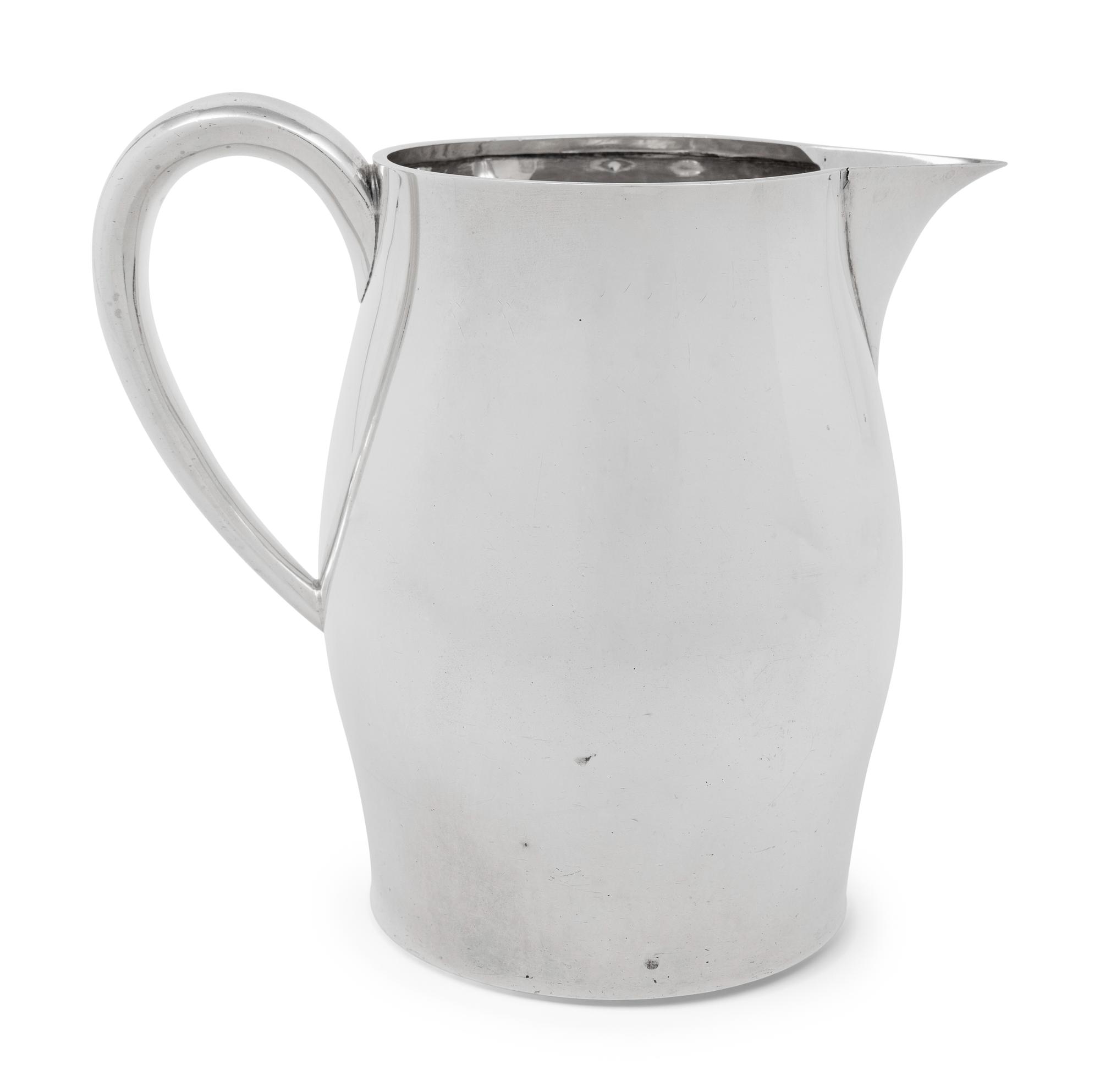 An American Silver Water Pitcher