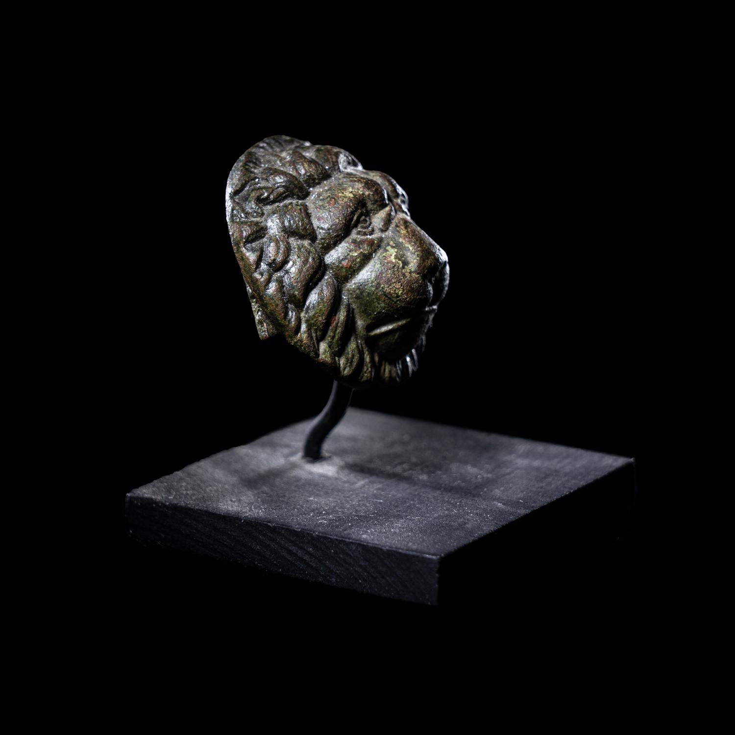 A Roman Bronze Applique in the Form of a Lion