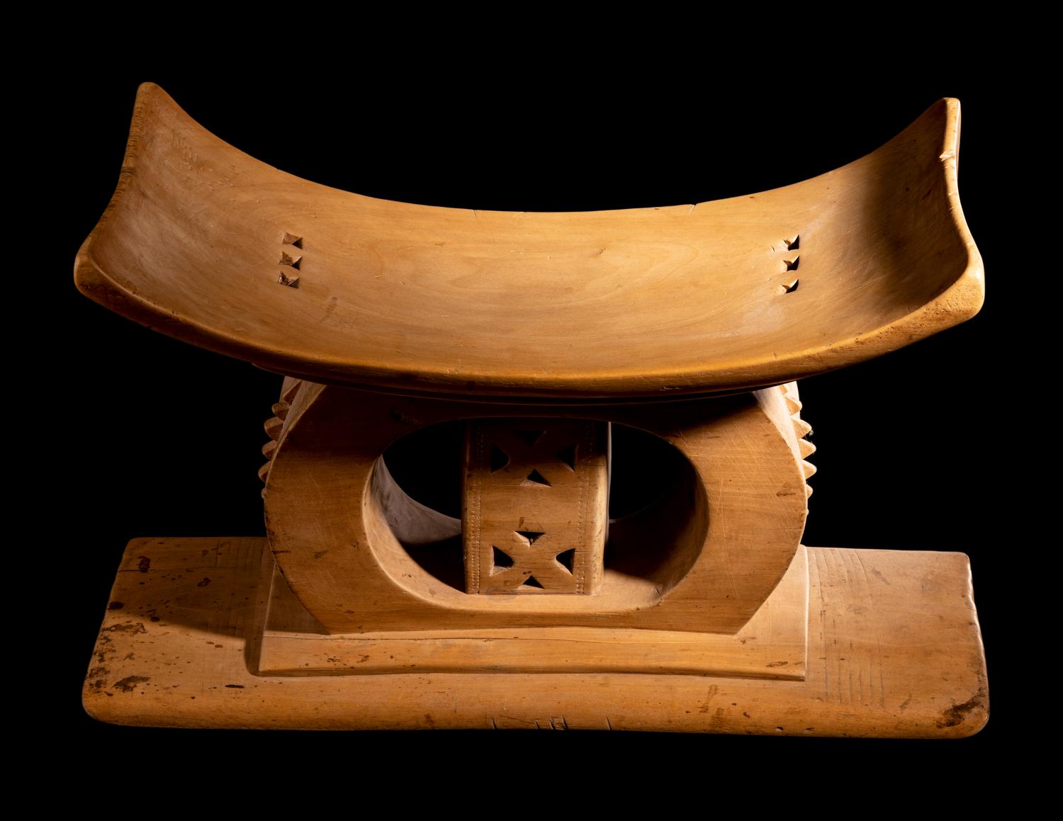 Three Ashanti Wood Stools