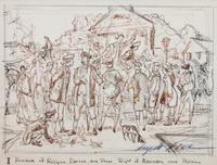 Reynold Brown, (American, 1917-1991), Freedom of Speech, together with a prepatory sketch