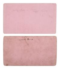 [NATIVE AMERICANS]. BUEHMAN & HARTWELL, photographers. A group of 2 stereoviews of Apache Indians. Tucson, AZ: 1880s.