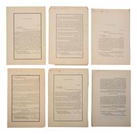 [RECONSTRUCTION]. A group of 26 General Orders, many concerning the post-war governance of the South, as well as death announcements of President Franklin Pierce, Edwin Stanton, and Generals Wool, Rosseau, and Rawlins, comprising: