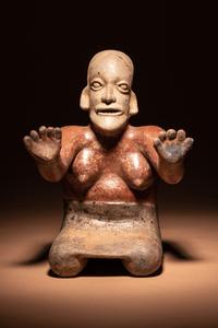 A Jalisco Terracotta Seated Female Figure
