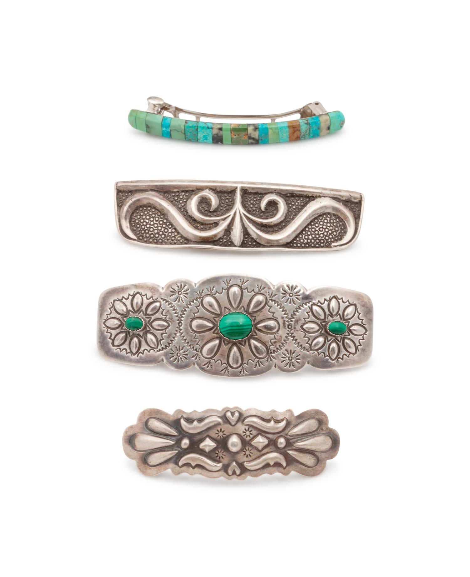 Navajo and Southwestern-Style Hair Clips