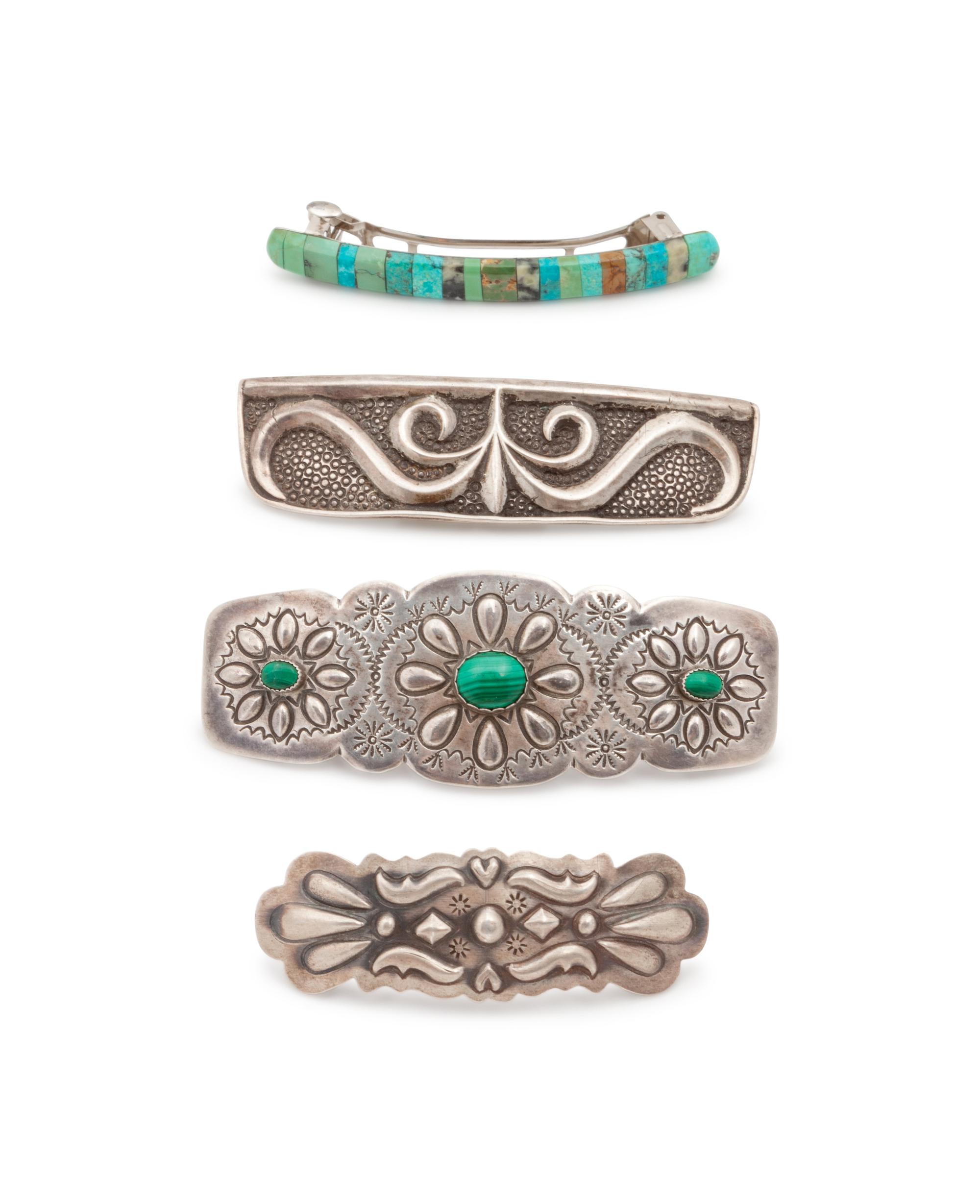 Navajo and Southwestern-Style Hair Clips