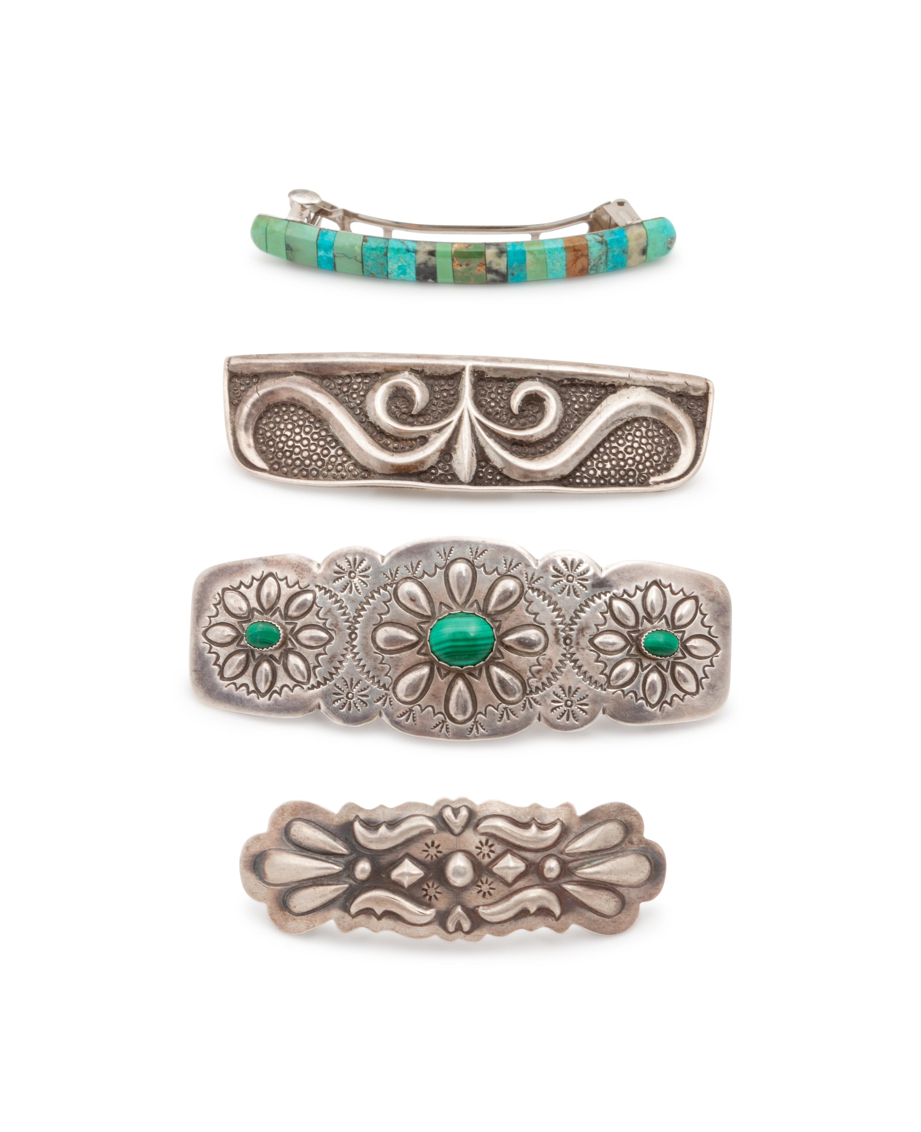 Navajo and Southwestern-Style Hair Clips