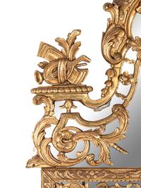 A Louis XV Style Giltwood Pier Mirror