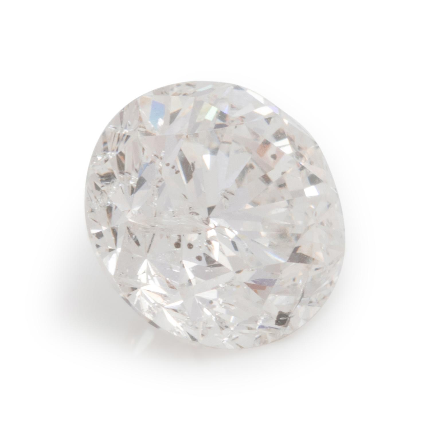 2.91 CARAT ROUND BRILLIANT CUT DIAMOND