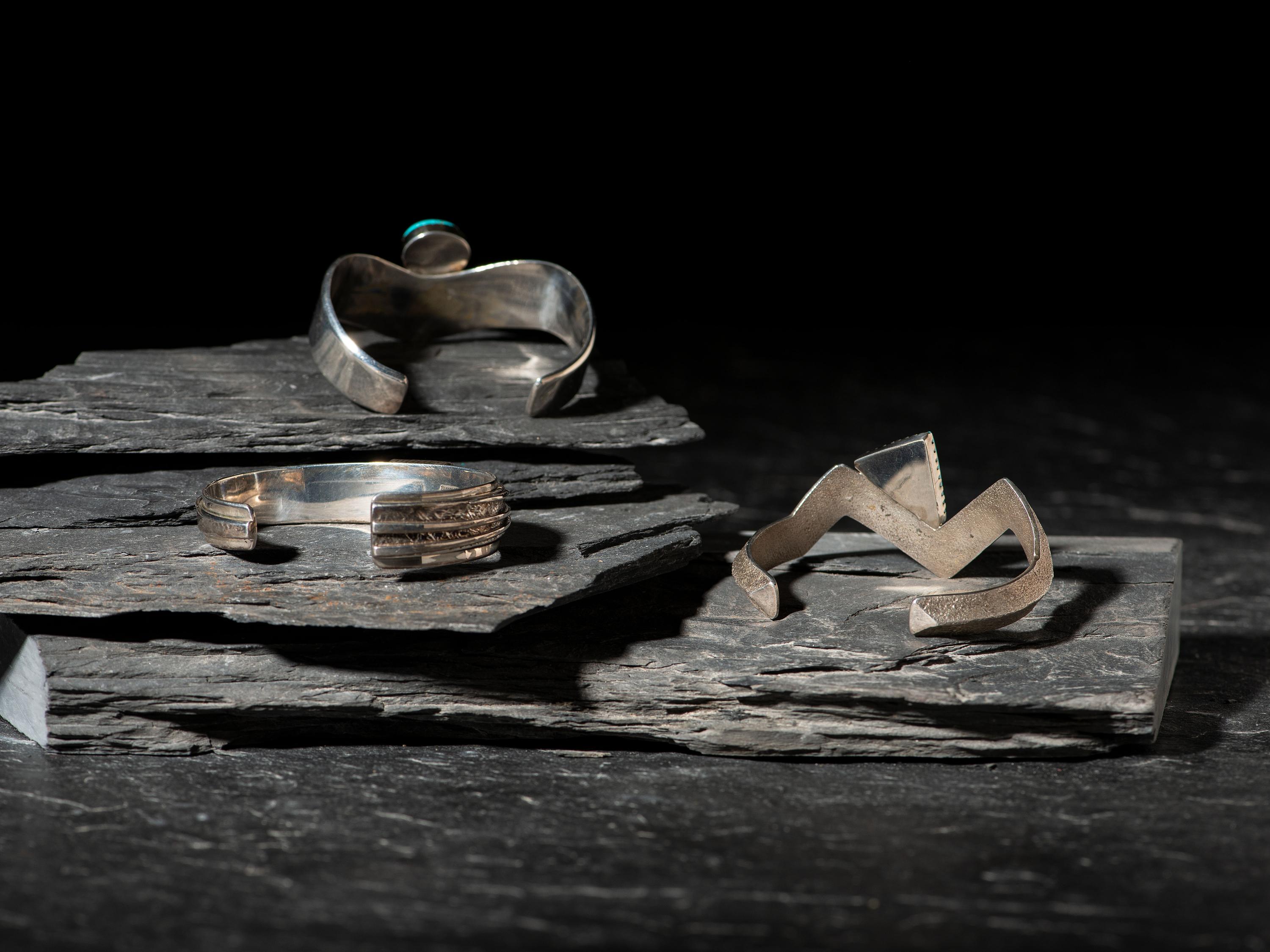 Sterling Silver and Turquoise Cuff Bracelets