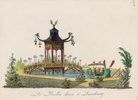 A Collection of Gilt Framed Hand Colored Engravings of Follies Framed size 12 3/8 x 15 3/8 inches. — 19TH CENTURY