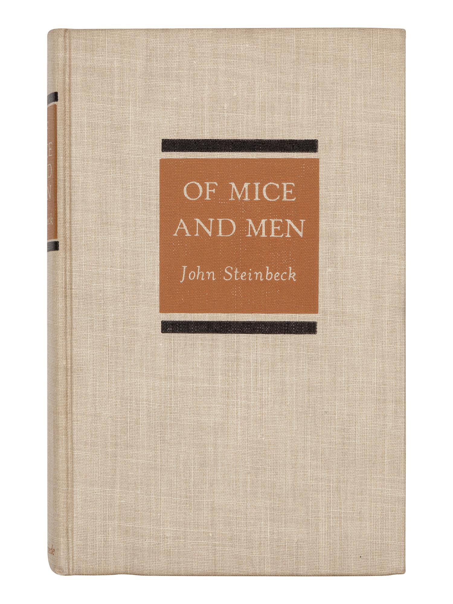 STEINBECK, John (1902-1968). Of Mice and Men . New York: Covici Friede Publishers, 1937.