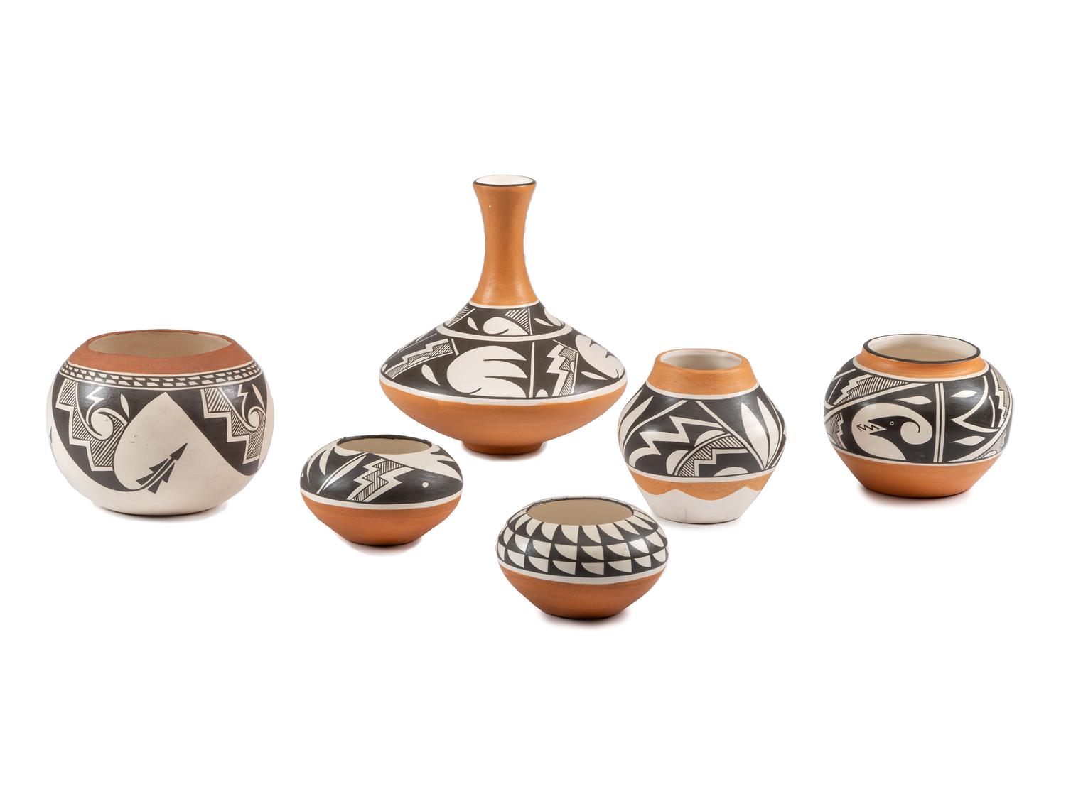 Collection of Pottery Jars