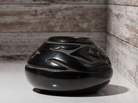 Blackware Pottery Jar