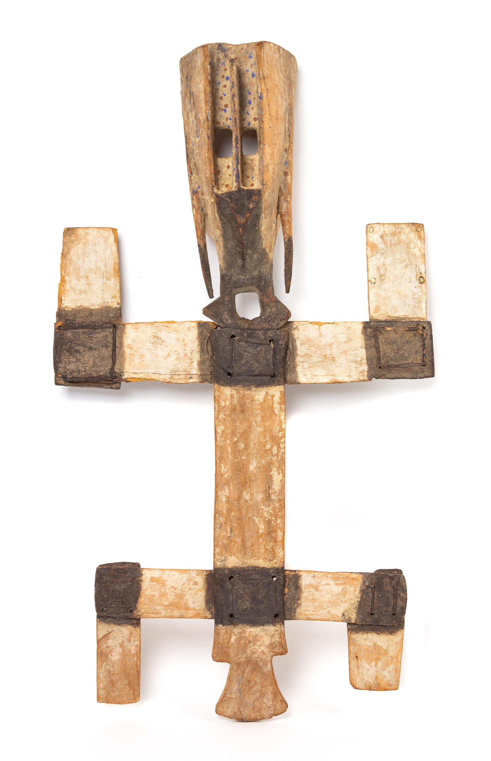 A Dogon Kanaga Mask Height 36 x width 20 1/2 inches. — MALI, PROBABLY EARLY 20TH CENTURY