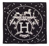 A Group of Hermes Silk Pocket Squares, 16" x 16".